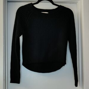 Black Raglan Sweater